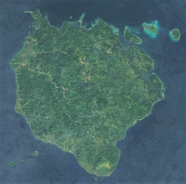 Marinduque Island Satellite View