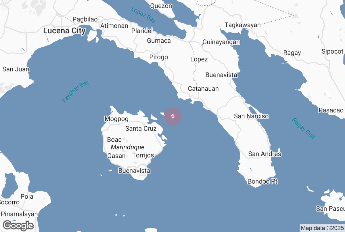 Mongpong Island Location Map